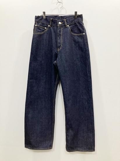 ANCELLM（アンセルム） 2022AW 22AW OW SELVEDGE DENIM STRAIGHT 5P PANTS  ワンウォッシュセルビッチストレートデニムパンツ Indigo - Laid back（レイドバック）| 千葉県 柏市 取り扱い 店舗 セレクトショップ  通販