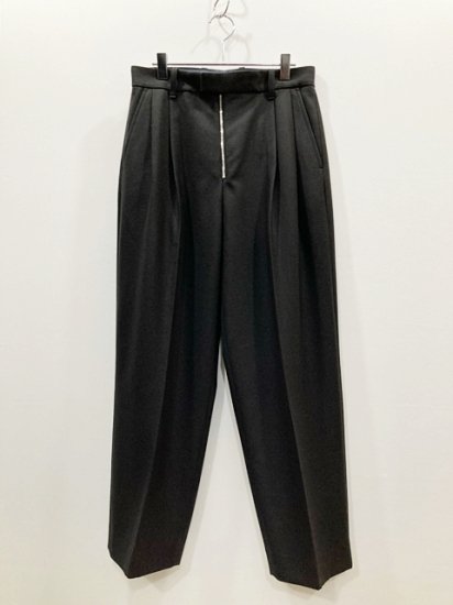 stein（シュタイン）2022AW 22AW EX WIDE TAPERED BARE ZIP TROUSERS