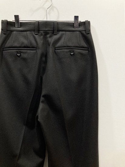 stein（シュタイン）2022AW 22AW EX WIDE TAPERED BARE ZIP TROUSERS