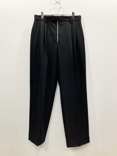 stein（シュタイン）2022AW 22AW EX WIDE TAPERED BARE ZIP TROUSERS