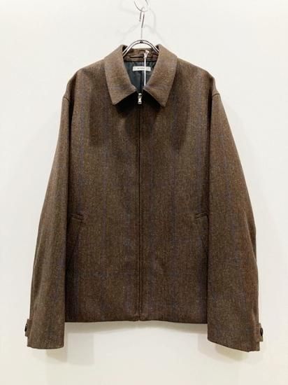 着丈68INTERIM LOVAT TWEED HARRINGTON JACKET