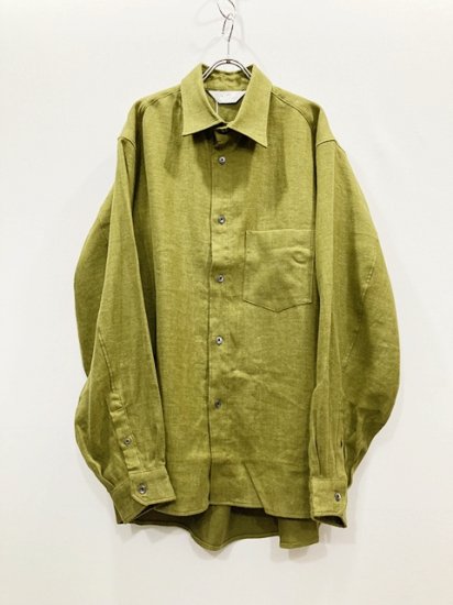 ANCELLM（アンセルム） 2022AW 22AW LINENSUEDE OVERSIZED LS SHIRT ...
