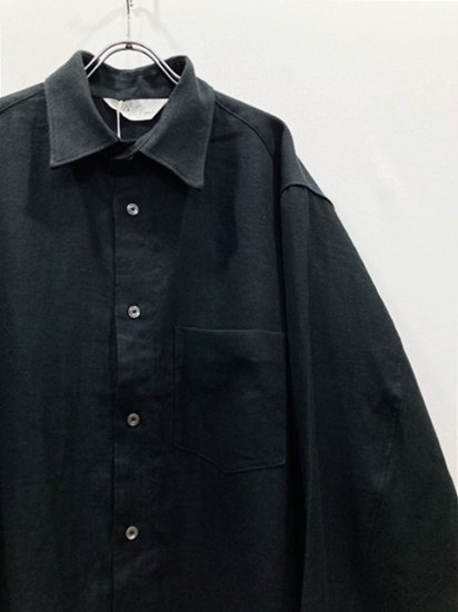 ANCELLM（アンセルム） 2022AW 22AW LINENSUEDE OVERSIZED LS SHIRT