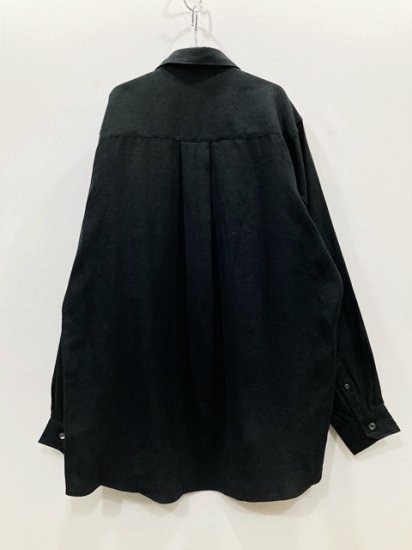 ANCELLM（アンセルム） 2022AW 22AW LINENSUEDE OVERSIZED LS SHIRT