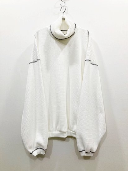 ANCELLM（アンセルム） 2022AW 22AW TURTLENECK WAFFLE OVERSIZED LS