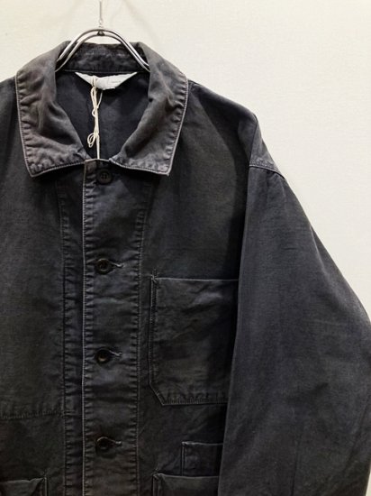 ANCELLM（アンセルム） 2022AW 22AW MOLESKIN COVERALL JACKET モールスキンカバーオールジャケット Black  - Laid back（レイドバック）| 千葉県 柏市 取り扱い 店舗 セレクトショップ 通販