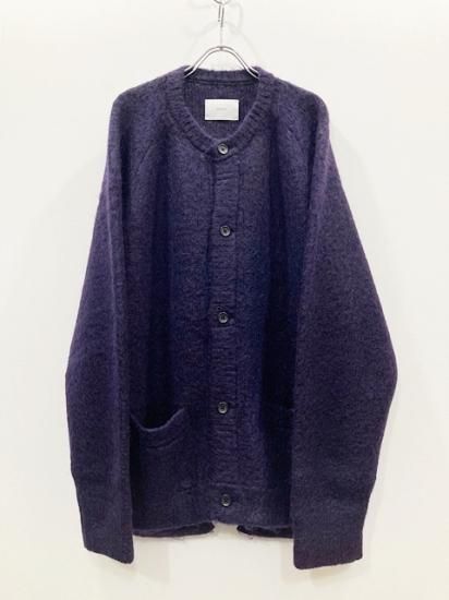 公式】 stein 22AW 8056000163643 カーディガン モヘア ARGYLE 