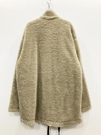 stein（シュタイン）2022AW 22AW WOOL BOA ZIP LONG JACKET ウールボア ...