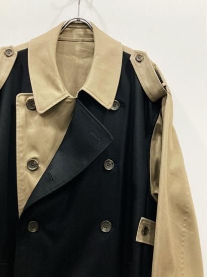 stein（シュタイン）2022AW 22AW OVERSIZED DOUBLE LAPELLED TRENCH 