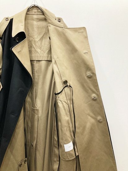 stein（シュタイン）2022AW 22AW OVERSIZED DOUBLE LAPELLED TRENCH 