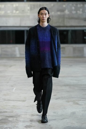 stein（シュタイン）2022AW 22AW OVERSIZED GRADATION MOHAIR CARDIGAN