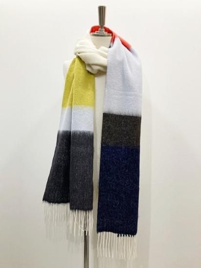 stein 22AW Alpaca Long Muffler off white-