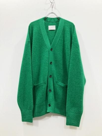 stein（シュタイン）2023SS 23SS EXTRA FINE KID MOHAIR CARDIGAN  エクストラファインキッドモヘアカーディガン　Green - Laid back（レイドバック）| 千葉県 柏市 取り扱い 店舗 セレクトショップ 通販