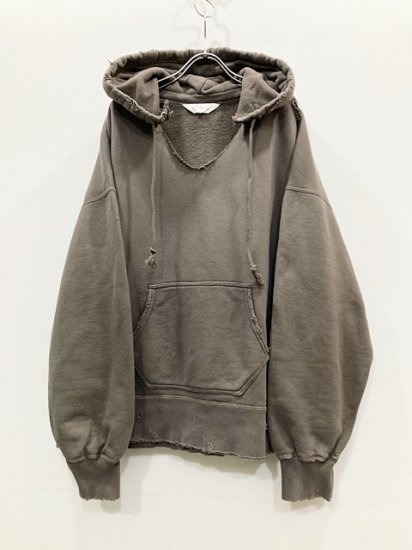 ANCELLM（アンセルム） 2023SS 23SS DYED DAMAGE HOODIE ダイドダメージフーディー F.Black - Laid  back（レイドバック）| 千葉県 柏市 取り扱い 店舗 セレクトショップ 通販