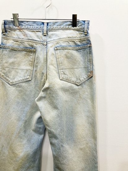 ANCELLM（アンセルム） 2023SS 23SS CRASH SELVEDGE SHOE CUT 5P PANTS