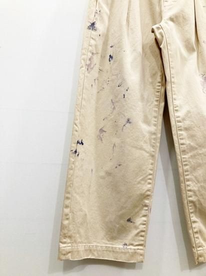 ANCELLM（アンセルム） 2023SS 23SS PAINT CHINO TROUSERS