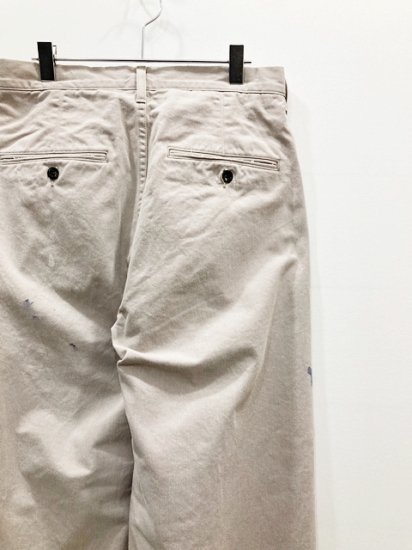 ANCELLM（アンセルム） 2023SS 23SS PAINT CHINO TROUSERS ペイント