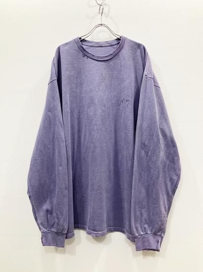 ANCELLM（アンセルム） 2023SS 23SS AGING LS T-SHIRT エイジング ...