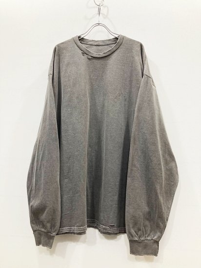 ANCELLM（アンセルム） 2023SS 23SS AGING LS T-SHIRT エイジング ...