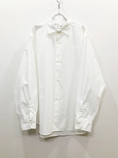 mfpen（エムエフペン） 2023SS 23SS GENEROUS SHIRT オーバーサイズシャツ　White Poplin - Laid  back（レイドバック）| 千葉県 柏市 取り扱い 店舗 セレクトショップ 通販