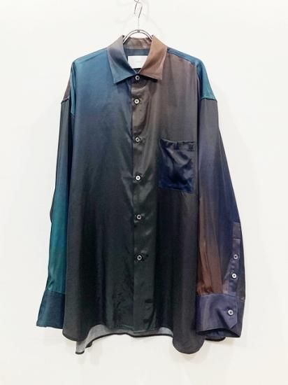 stein（シュタイン）2023SS 23SS OVERSIZED CUPRO LS SHIRT オーバー