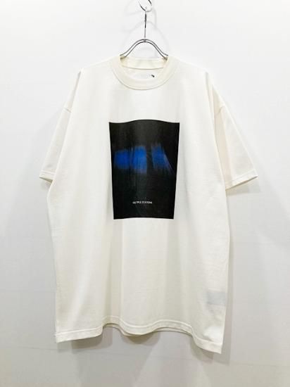 stein（シュタイン）2023SS 23SS PRINT TEE(MERCERISED COTTON) -BLUE