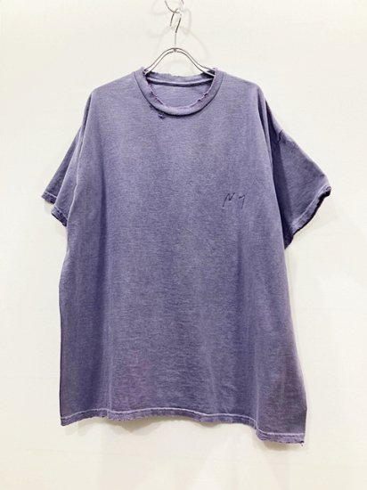 ANCELLM（アンセルム） 2023SS 23SS EMBROIDERY DYED T-SHIRT ロゴT ...