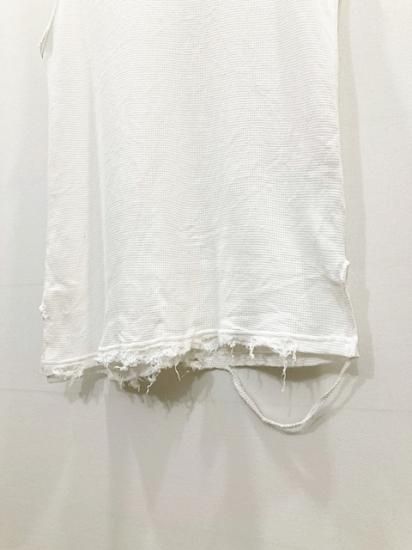 ANCELLM（アンセルム） 2023SS 23SS DAMAGE WAFFLE TANKTOP
