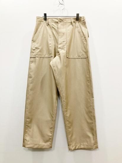 INTERIM（インテリム） 2023SS 23SS GIZA BACK SATIN BAKER PANTS ギザ ...