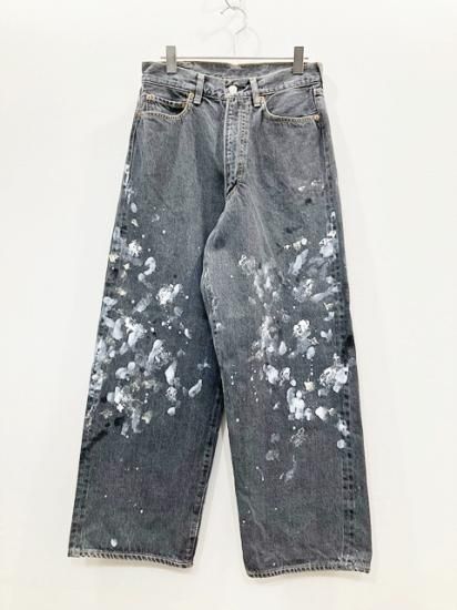 MILK PAINT 40s MIL BAGGY SHUTTLE DENIMサイズは4になります