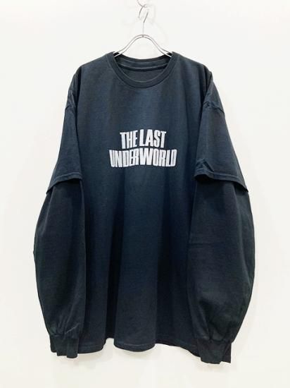 ESSAY（エッセイ） 2023AW 23AW LAYERED OVERSIZE LONG T-SHIRT(UNDERWORLD) レイヤードTシャツ　 Black - Laid back（レイドバック）| 千葉県 柏市 取り扱い 店舗 セレクトショップ 通販