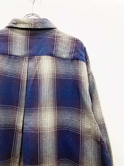 ANCELLM（アンセルム） 2023AW 23AW DAMAGED FLANNEL CHECK SHIRT