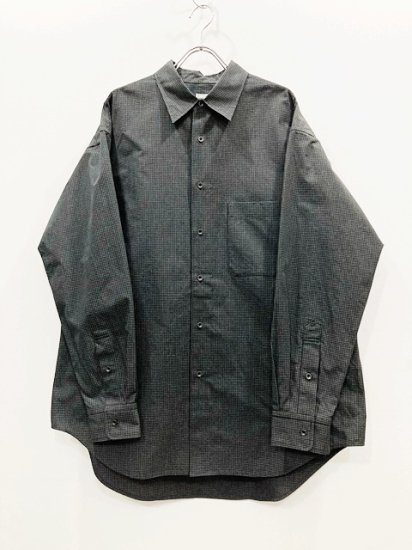 AXIS（アクシス） 2023AW 23AW REGULAR COLLAR SHIRT レギュラーカラーシャツ Black - Laid  back（レイドバック）| 千葉県 柏市 取り扱い 店舗 セレクトショップ 通販