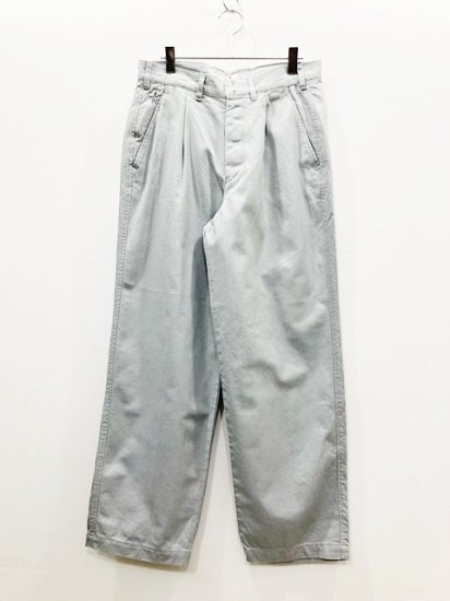 O-（オー） 2023SA 23SA NNZ DRILL CHINOS W ワイドチノトラウザーズ 