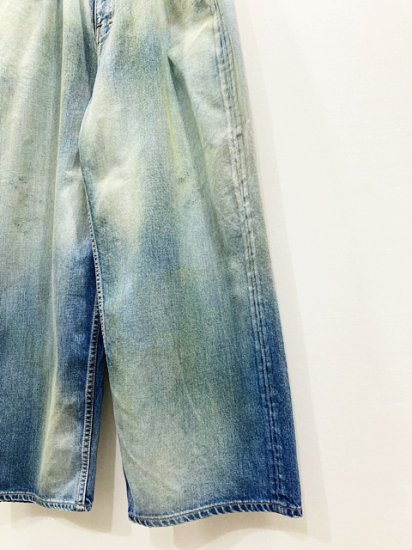 ANCELLM（アンセルム） 2023AW 23AW MIX COLOR WIDE DENIM PANTS