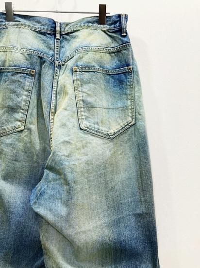 ANCELLM（アンセルム） 2023AW 23AW MIX COLOR WIDE DENIM PANTS