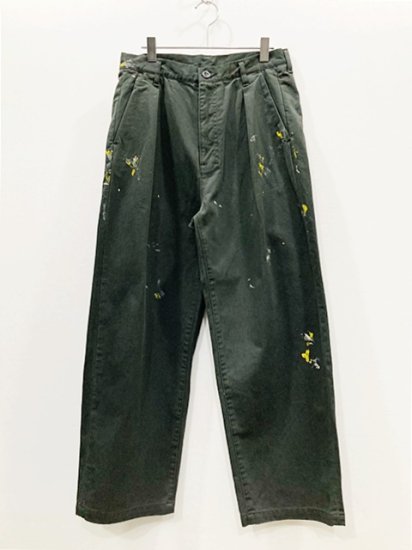 ANCELLM（アンセルム） 2023AW 23AW PAINT CHINO TROUSERS ペイント