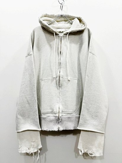 ANCELLM（アンセルム） 2023AW 23AW ZIP-UP HOODIE 裏サーマルジップ