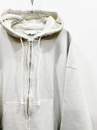 ANCELLM（アンセルム） 2023AW 23AW ZIP-UP HOODIE 裏サーマルジップ