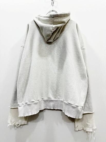 25SS 新品 ANCELLM アンセルム ZIPUP HOODIE WHITE ANCELLM - ZIP-UP HOODIE/WHITE | NapsNote