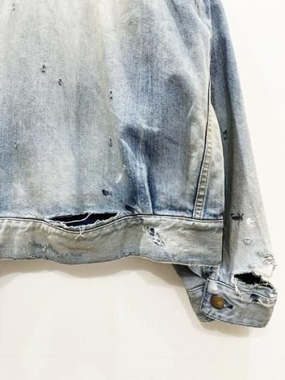 ANCELLM（アンセルム） 2023AW 23AW CRASH DENIM JACKET TYPE-2