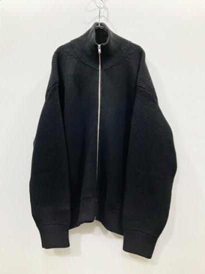 stein（シュタイン）2023AW 23AW OVERSIZED DRIVERS KNIT ZIP JACKET  オーバーサイズドライバーズニットジャケット　Black - Laid back（レイドバック）| 千葉県 柏市 取り扱い 店舗 セレクトショップ 通販