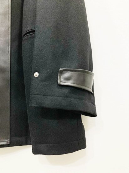 stein（シュタイン）2023AW 23AW LEATHER FLY FRONT LONG JACKET