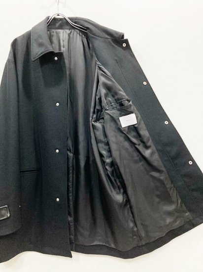 stein（シュタイン）2023AW 23AW LEATHER FLY FRONT LONG JACKET ...