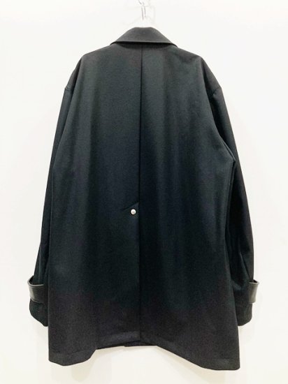 stein（シュタイン）2023AW 23AW LEATHER FLY FRONT LONG JACKET