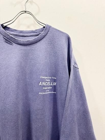 ANCELLM(アンセルム) 2024SS 24SS LOGO LS T-SHIRT ロゴ ANCELLM(アンセルム) 2024SS 24SS LOGO LS T-SHIRT ロゴ