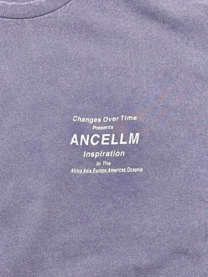 ANCELLM（アンセルム） 2024SS 24SS LOGO LS T-SHIRT ロゴプリント