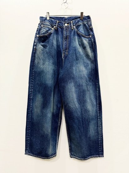 ANCELLM（アンセルム） 2024SS 24SS AGING WIDE DENIM PANTS 