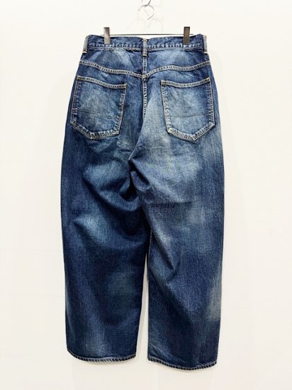 新品未使用タグ付き24SS ANCELLM AGING WIDE DENIM PANTS 2 - デニム ...