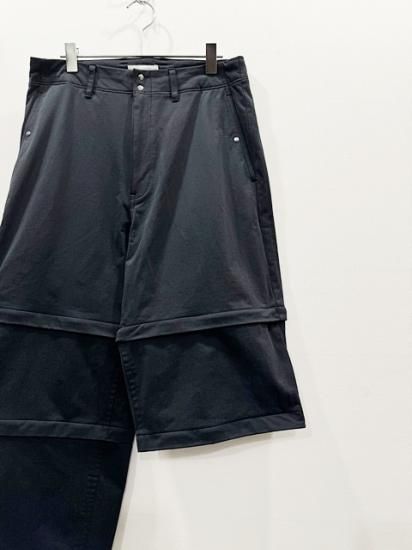 KANEMASA PHIL. (カネマサフィル) 36G EASY PANTS BLACK | HAKU